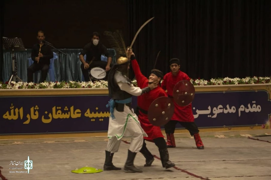 تعزیه  «عابس و شوذب» به کارگردانی عباس محمدی