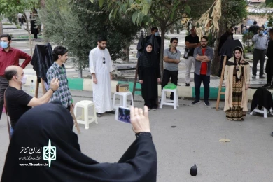 نمایش خیابانی  «مانیفست» نوشته و کار سید مهدی صمدی