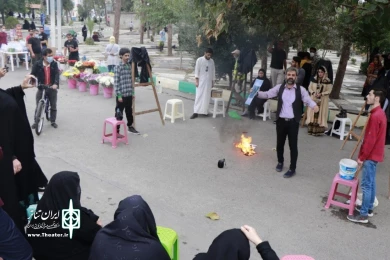 نمایش خیابانی  «مانیفست» نوشته و کار سید مهدی صمدی