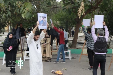 نمایش خیابانی  «مانیفست» نوشته و کار سید مهدی صمدی